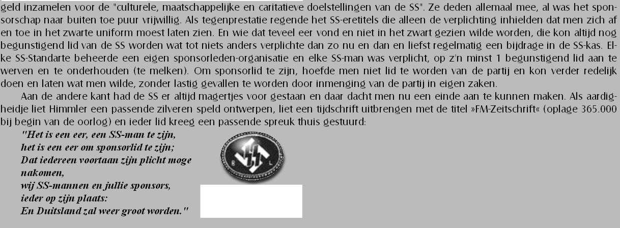 Afb. 18 - Hollandse versie van de FM-speld “Bevorderend Lid”