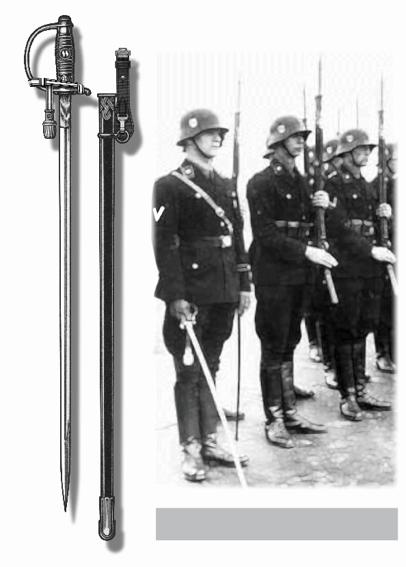 Afb. 22 -  SS-eredegen, hier in actie bij de Wachstandarte «Adolf Hitler».